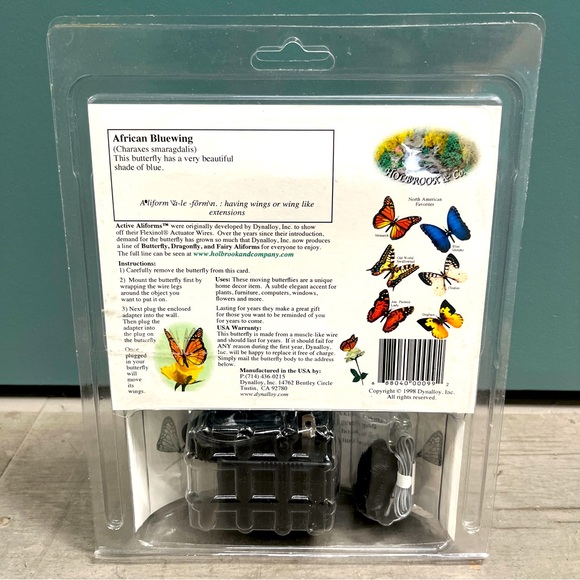 Active Aliforms African Bluewing Butterfly - Picture 2 of 2